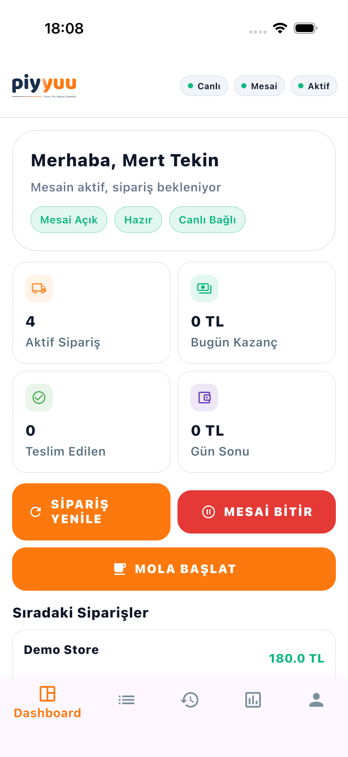 Piyyuu Mobil Uygulama